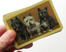 Load image into Gallery viewer, 1930s Art Deco Playing Cards with Terriers on the Back of Each
