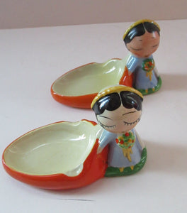 1930s Carlton Ware Art Deco Ashtray Bride