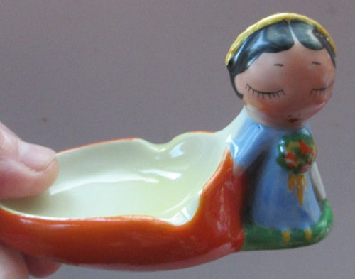 1930s Carlton Ware Art Deco Ashtray Bride