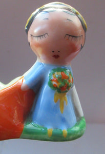 1930s Carlton Ware Art Deco Ashtray Bride