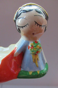 1930s Carlton Ware Art Deco Ashtray Bride