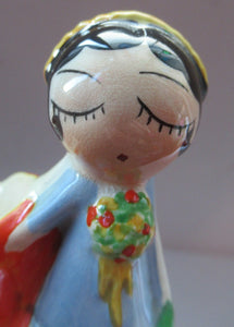 1930s Carlton Ware Art Deco Ashtray Bride