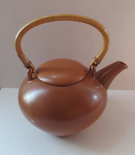 1980s Swedish Teapot Hoganas Pottery Scandinavia