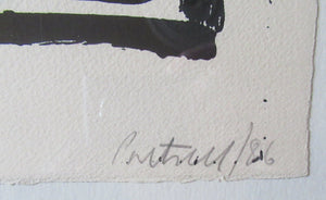 Peter Pretsell Original Lithograph Limited Edition Pencil Signed and Dated 1986