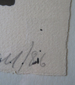 Peter Pretsell Original Lithograph Limited Edition Pencil Signed and Dated 1986