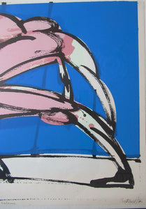 Peter Pretsell Original Lithograph Limited Edition Pencil Signed and Dated 1986