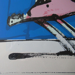 Peter Pretsell Original Lithograph Limited Edition Pencil Signed and Dated 1986
