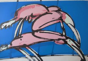Peter Pretsell Original Lithograph Limited Edition Pencil Signed and Dated 1986