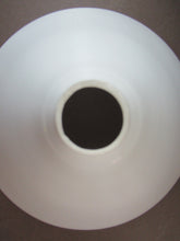 Load image into Gallery viewer, SINGLE Antique 1930s  White Glass &quot;Coolie&quot; Hanging or Pendant Lightshade

