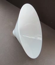 Load image into Gallery viewer, SINGLE Antique 1930s  White Glass &quot;Coolie&quot; Hanging or Pendant Lightshade
