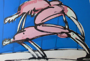 Peter Pretsell Original Lithograph Limited Edition Pencil Signed and Dated 1986