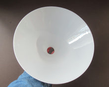 Load image into Gallery viewer, SINGLE Antique 1930s  White Glass &quot;Coolie&quot; Hanging or Pendant Lightshade
