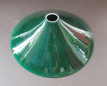 Load image into Gallery viewer, SINGLE Antique 1930s  Green Glass &quot;Coolie&quot; Hanging or Pendant Lightshade
