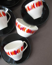 Load image into Gallery viewer, 1960s British Empire Porcelain Coffee Set.  Eclipse Pattern
