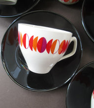 Load image into Gallery viewer, 1960s British Empire Porcelain Coffee Set.  Eclipse Pattern

