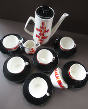 Load image into Gallery viewer, 1960s British Empire Porcelain Coffee Set.  Eclipse Pattern
