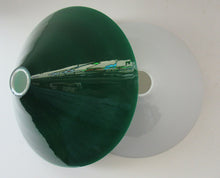 Load image into Gallery viewer, SINGLE Antique 1930s  Green Glass &quot;Coolie&quot; Hanging or Pendant Lightshade
