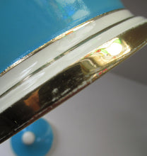 Load image into Gallery viewer, 1960s Portmeirion Blue Apothecary Pot. Dolphins Flour
