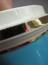 Load image into Gallery viewer, 1960s Portmeirion Blue Apothecary Pot. Dolphins Flour
