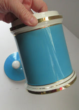 Load image into Gallery viewer, 1960s Portmeirion Blue Apothecary Pot. Dolphins Flour
