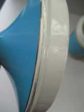 Load image into Gallery viewer, 1960s Portmeirion Blue Apothecary Pot. Dolphins Flour
