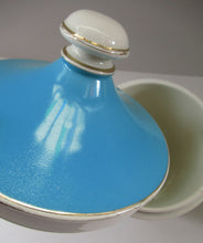 Load image into Gallery viewer, 1960s Portmeirion Blue Apothecary Pot. Dolphins Flour
