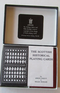 1976 Issue Double Deck Playint Cards by Willie Rodger Historical Persons of Scotland