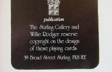 Load image into Gallery viewer, 1976 Issue Double Deck Playint Cards by Willie Rodger Historical Persons of Scotland
