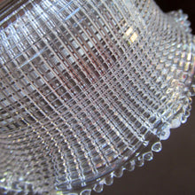 Load image into Gallery viewer, Antique Glass Holophane Glass Hanging Light Shade
