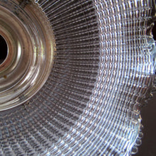 Load image into Gallery viewer, Antique Glass Holophane Glass Hanging Light Shade

