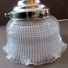 Load image into Gallery viewer, Antique Glass Holophane Glass Hanging Light Shade
