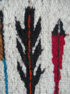 Vintage Navajo Yei Yei Pictorial Rug or Wall Hanging