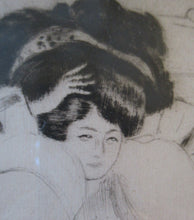Load image into Gallery viewer, Louis Legrand (1863 - 1951). French Belle Epoque Etching: Soireux (Evening Entertainment).  Pencil Signed
