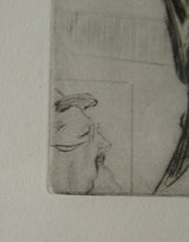 Load image into Gallery viewer, Louis Legrand (1863 - 1951). French Belle Epoque Etching: Soireux (Evening Entertainment).  Pencil Signed
