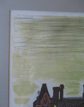 Load image into Gallery viewer, Edwin La Dell (1914 - 1970). 1960s Limited Edition Colour Lithograph: FETTES COLLEGE, EDINBURGH. Signed in pencil
