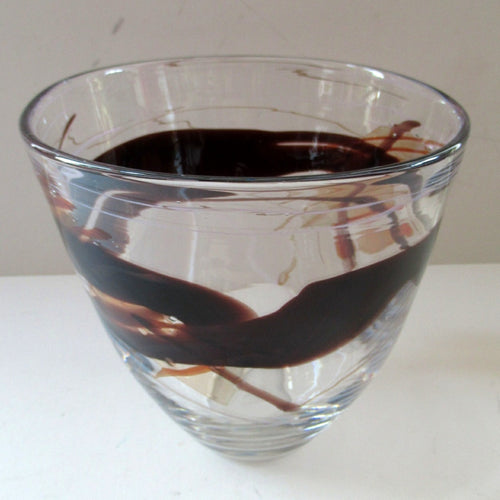 Scottish Studio Glass Edinburgh. Paul Musgrove Signed and Dated 1984