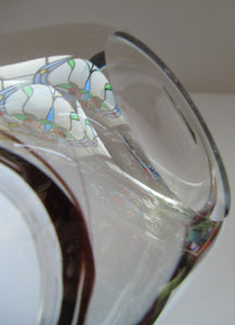Scottish Studio Glass Edinburgh. Paul Musgrove Signed and Dated 1984