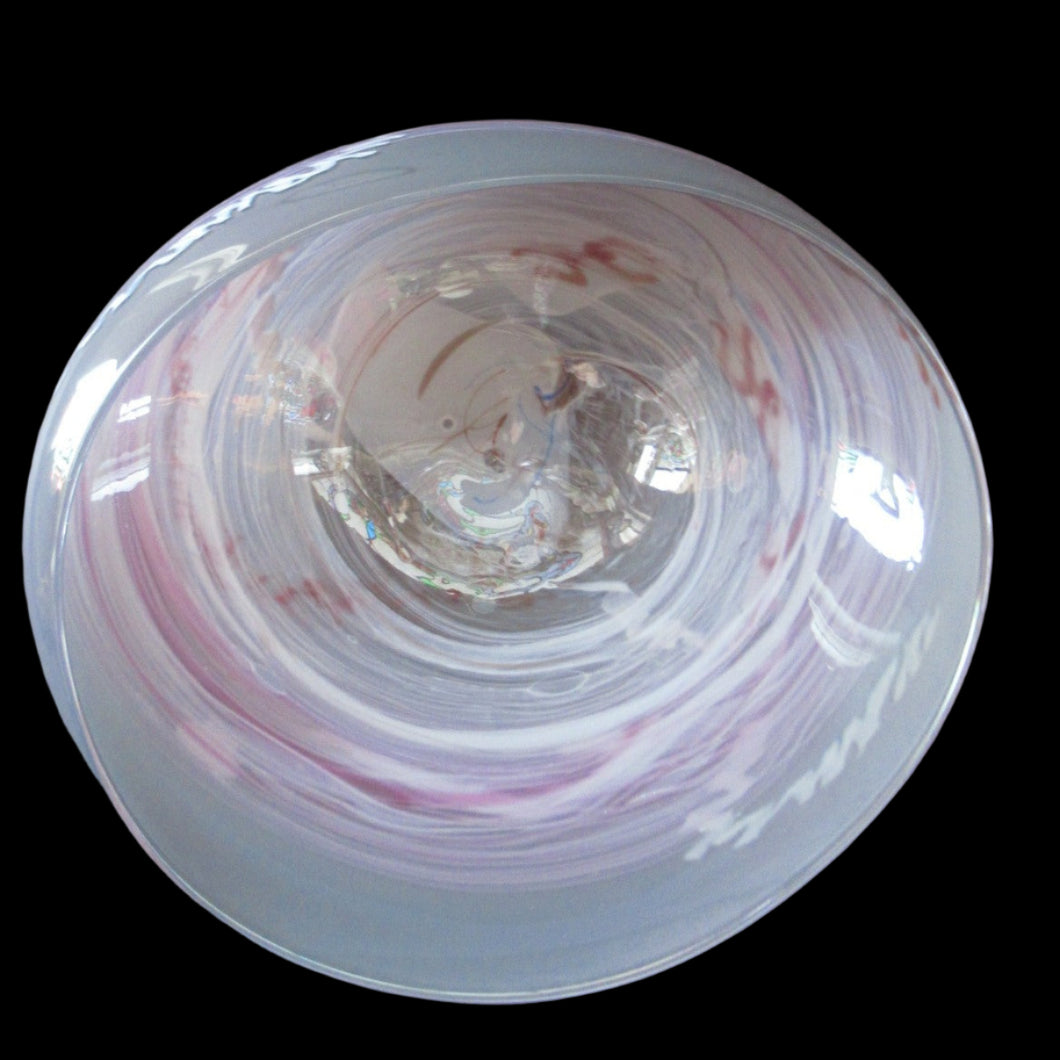Vintage Scottish Studio Glass by Graham Muir Unique Bowl