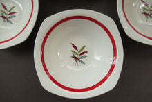Load image into Gallery viewer, 1950s MIDWINTER Set of SIX Shallow Dessert Bowls. Collectable HAWAII PATTERN
