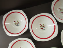 Load image into Gallery viewer, 1950s MIDWINTER Set of SIX Shallow Dessert Bowls. Collectable HAWAII PATTERN
