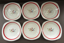Load image into Gallery viewer, 1950s MIDWINTER Set of SIX Shallow Dessert Bowls. Collectable HAWAII PATTERN
