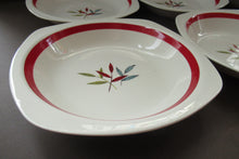 Load image into Gallery viewer, 1950s MIDWINTER Set of SIX Shallow Dessert Bowls. Collectable HAWAII PATTERN
