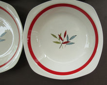 Load image into Gallery viewer, 1950s MIDWINTER Set of SIX Shallow Dessert Bowls. Collectable HAWAII PATTERN
