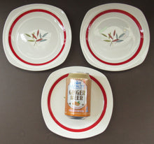 Load image into Gallery viewer, 1950s MIDWINTER Three Side Plates. Collectable HAWAII PATTERN. 7 1/2 inches
