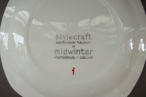 1950s MIDWINTER Three Side Plates. Collectable HAWAII PATTERN. 7 1/2 inches