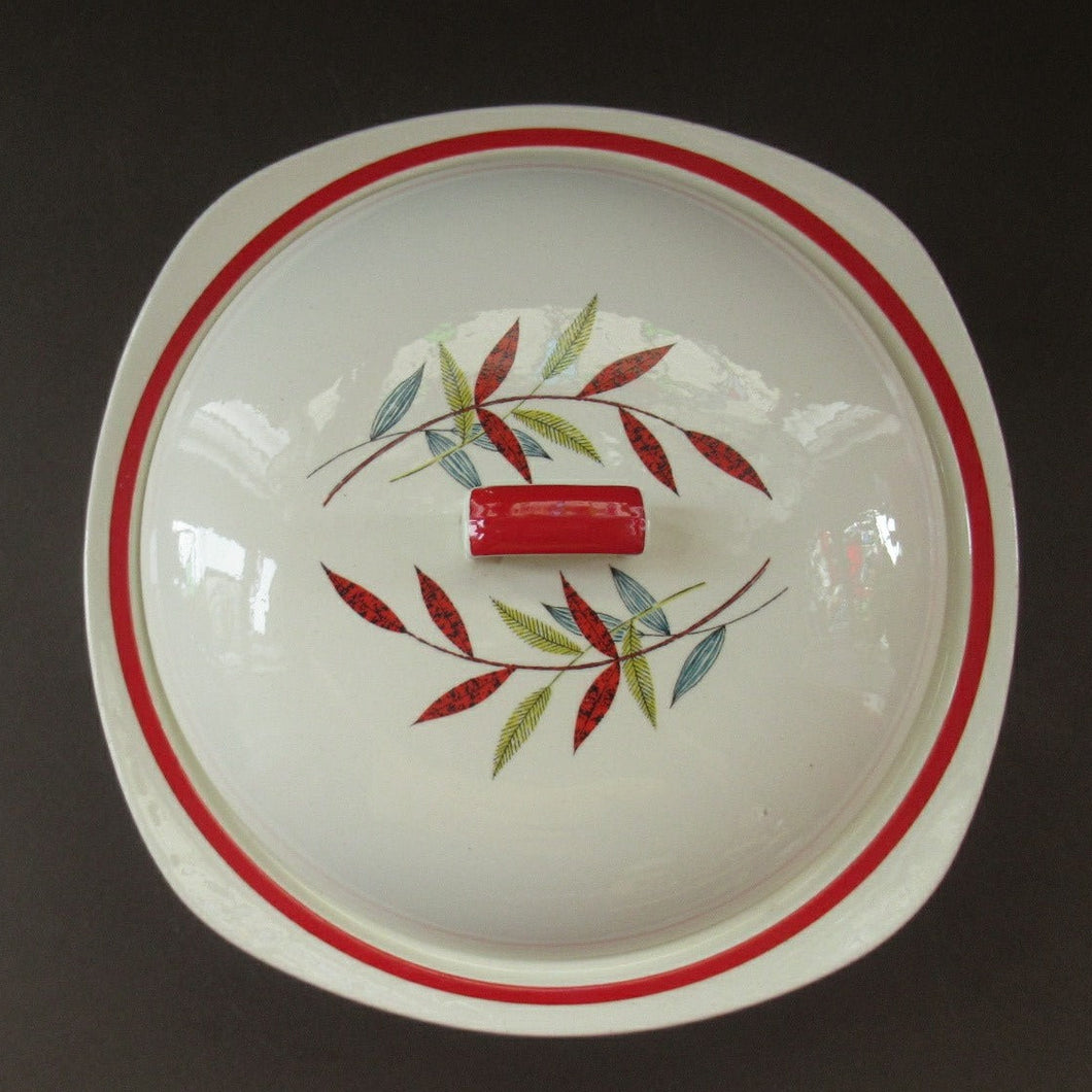 1950s MIDWINTER Lidded Tureen or Serving Dish. Collectable HAWAII PATTERN