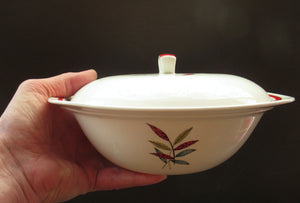 1950s MIDWINTER Lidded Tureen or Serving Dish. Collectable HAWAII PATTERN