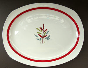 1950s MIDWINTER Pair of Large Serving Platters. Collectable HAWAII PATTERN