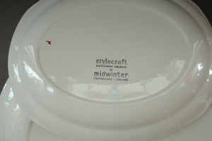 1950s MIDWINTER Pair of Large Serving Platters. Collectable HAWAII PATTERN