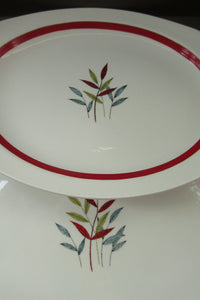 1950s MIDWINTER Pair of Large Serving Platters. Collectable HAWAII PATTERN